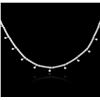 Image 2 : 14KT White Gold 1.30ctw Diamond Necklace