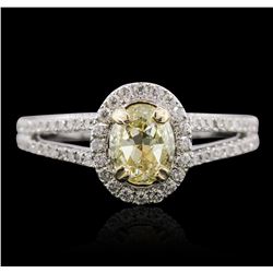 14KT Two-Tone Gold 1.17ctw Diamond Engagement Ring