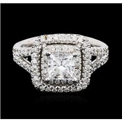 14KT White Gold EGL Certified 1.94ctw Diamond Ring