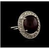 Image 2 : 14KT White Gold 13.92ct Ruby and Diamond Ring