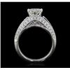 Image 3 : 18KT White Gold 1.80ctw Diamond Ring