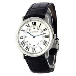 Gents Cartier Stainless Steel Ronde Solo Wristwatch