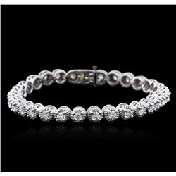 14KT White Gold 3.26ctw Diamond Tennis Bracelet