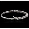Image 2 : 14KT White Gold 1.63ctw Diamond Bracelet