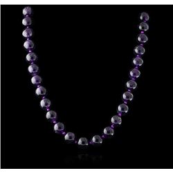 391.05ctw Amethyst Necklace