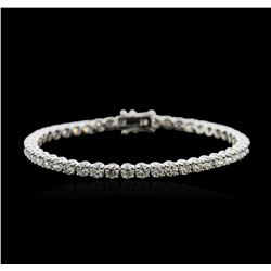 18KT White Gold 9.04ctw Diamond Tennis Bracelet