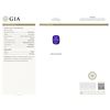 Image 4 : 14KT Yellow Gold 14.67ct GIA Cert Tanzanite and Diamond Ring
