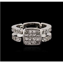 14KT White Gold 1.15ctw Diamond Ring