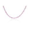 Image 2 : 14KT White Gold 15.00ctw Pink Sapphire and Diamond Necklace