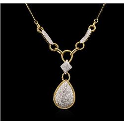 14KT Yellow Gold 1.49ctw Diamond Necklace