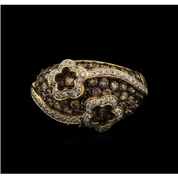 14KT Yellow Gold 2.75ctw Fancy Brown Diamond Ring