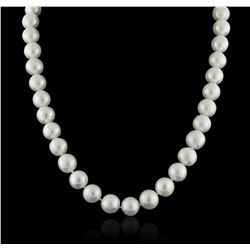 14KT White Gold Pearl Necklace