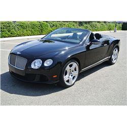 2013 Black Bentley Continental GT GTC