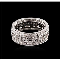 14KT White Gold 0.87ctw Diamond Ring