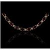 Image 1 : 14KT Yellow Gold 23.32ctw Ruby and Diamond Necklace