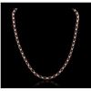 Image 2 : 14KT Yellow Gold 23.32ctw Ruby and Diamond Necklace
