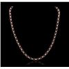 Image 2 : 14KT Yellow Gold 23.32ctw Ruby and Diamond Necklace