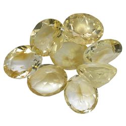 34.45ctw Oval Mixed Citrine Quartz Parcel