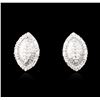Image 1 : 18KT White Gold 1.79ctw Diamond Earrings