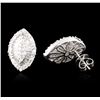 Image 2 : 18KT White Gold 1.79ctw Diamond Earrings