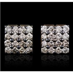 14KT Yellow Gold 1.57ctw Diamond Earrings