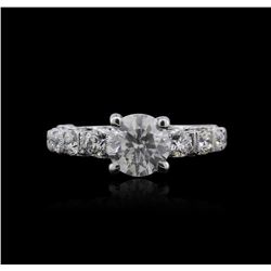 18KT White Gold 3.14ctw Diamond Ring