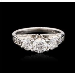 14KT White Gold 1.33ctw Diamond Ring