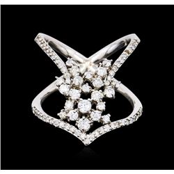 14KT White Gold 0.58ctw Diamond Ring