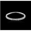 Image 1 : 18KT White Gold 0.30ctw Diamond Ring
