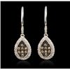Image 1 : 10KT White Gold 0.50ctw Diamond Earrings