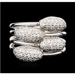 14KT White Gold 0.59ctw Diamond Ring