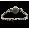 Image 2 : Ladies Vintage Hamilton 14KT White Gold 2.80ctw Diamond Wristwatch