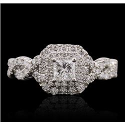 14KT White Gold 1.00ctw Diamond Ring