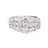 Image 1 : 14KT White Gold 1.00ctw Diamond Ring