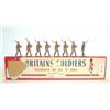 Image 1 : Britains set 225 King's African Rifles, 1926-41, eight marching at the slope with fixed bayonets,...