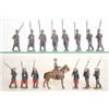 Image 1 : Britains set 1711 French Foreign Legion, mounted officer and six troopers marching at the slope,...