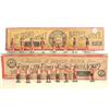 Image 1 : Britains Indian troops, 1896-1912, oval bases, set 67 1st Madras Native Infantry, seven men walki...