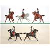 Image 1 : Britains set 139 Chasseurs a Cheval, 1925-41, four troopers with long carbines, officer with swor...