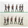Image 1 : Britains, from set 154 Prussian Infantry of the Line, bases dated 16.2.1908, marked 'Depose', twe...