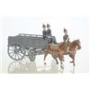 Image 1 : Britains set 146 Royal Army Service Corps, circa 1920, grey-painted supply wagon with driver and...