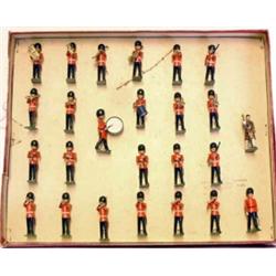 Britains set 2113 Grenadier Guards Band, 1956-60 a twenty- five piece band including bass and sid...