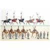 Image 1 : Britain Colonial Army, pre-war set 115 Egyptian Cavalry, four lancers and officer with sword, 117...