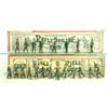 Image 1 : Britains set 98 King's Royal Rifle Corps, circa 1920, open elbows and square bases, thirteen runn...