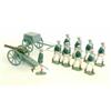 Image 1 : Rare Britains set 79 Royal Navy Landing Party, team of eight blue-jacket sailors, rare with white...