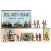 Image 1 : Britains set 1791 Royal Corps of Signals, Dispatch Riders, four riders, 1939-41, together with 16...