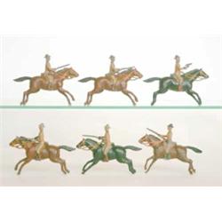 Britains set 38 Dr Jameson/ South African Mounted Infantry, 1896-1927, all fixed- arm, five with...