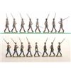 Image 1 : Britains set 432 German Infantry, pre and post war versions, pre-war in field grey, seven men mar...