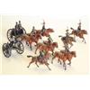 Image 1 : Britains set 144 Royal Field Artillery Gun Team, 1920-31, collar harness version with six- horse...
