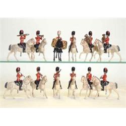 Rare Britains set 1721 Band of the Royal Scots Greys, 1939-41, twelve instrumentalists on greys,...