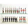 Image 1 : Britains foreign troops, post-war, set 2019 Denmark Livgarde, six troopers and officer, 1955-59,...